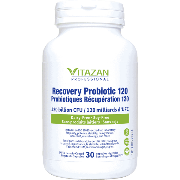 Recovery Probiotic 120 Now dairy-free and soy-free!