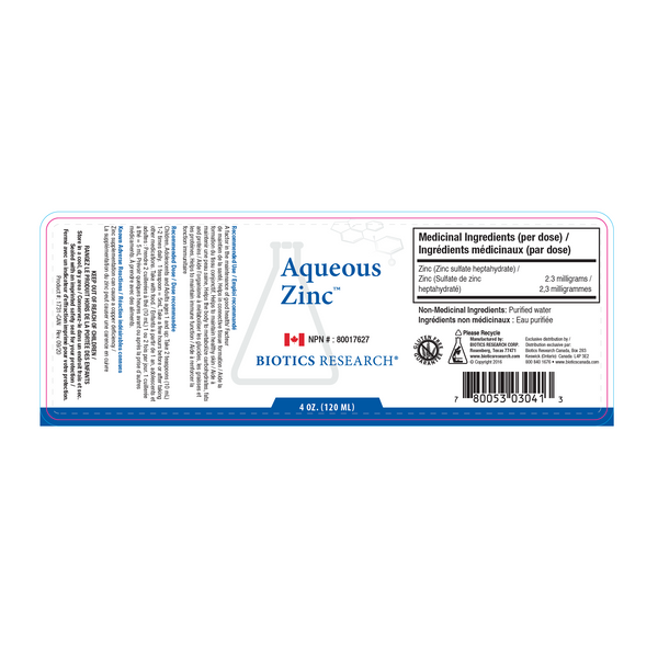Aqueous Zinc