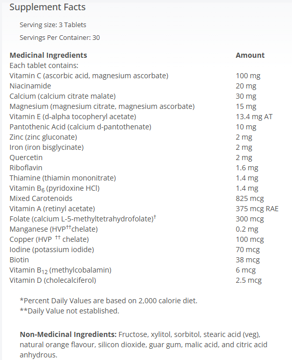 Multigenics Chewable