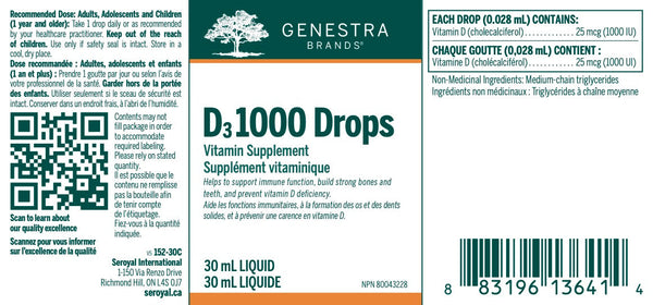 D3 1000 Drops