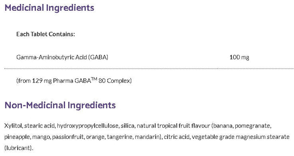 GABA-Pro® · 100 mg Tropical Breeze