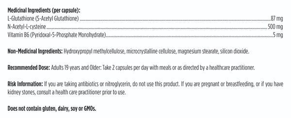 S-Acetyl Glutathione Synergy