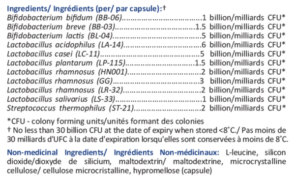 Supreme-PB30+ DF (30 Bil Probiotics) (Sans FOS)