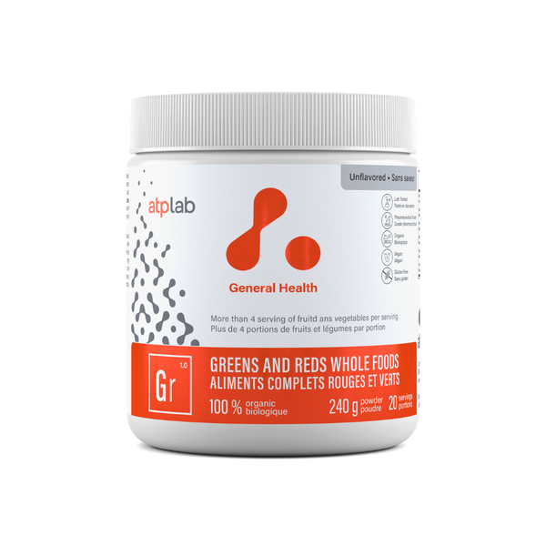 Aliments Complets Rouges et Verts