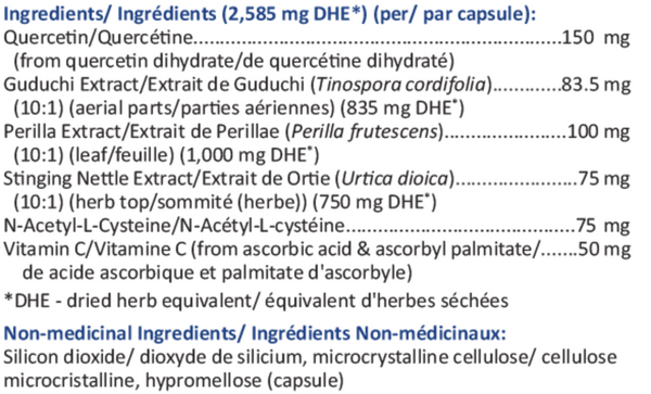 Histalief (Soutient les niveaux d'histamine et la stabilité des mastocytes)