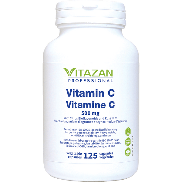 Vitamin C (500 mg · With Citrus Bioflavonoids and Rose Hips)