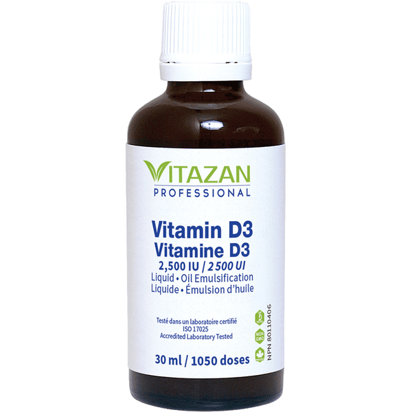 Vitamin D3 (2,500 IU per Drop · Liquid)