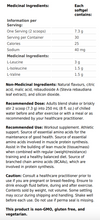 BCAA Orange Mango Powder