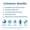 Colostrum Bovin nourrit à l'herbe