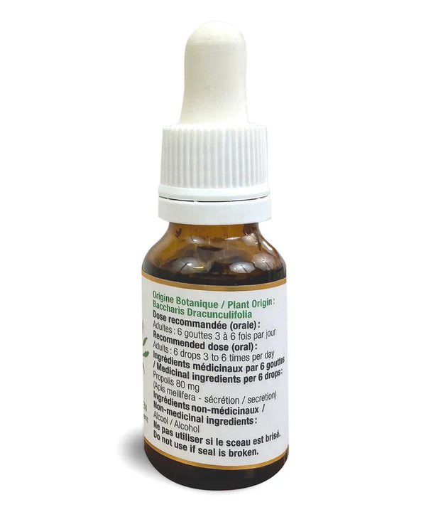 Propolis verte de Baccharis en goutte
