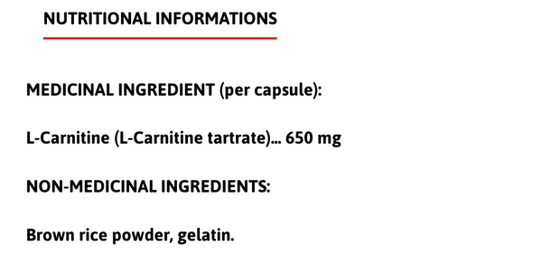 L-Carnitine 650