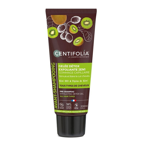Avant-shampooing gelée détox exfoliante