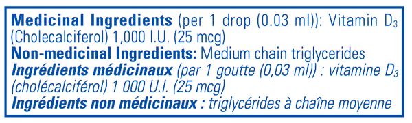 Vitamin D3 liquid