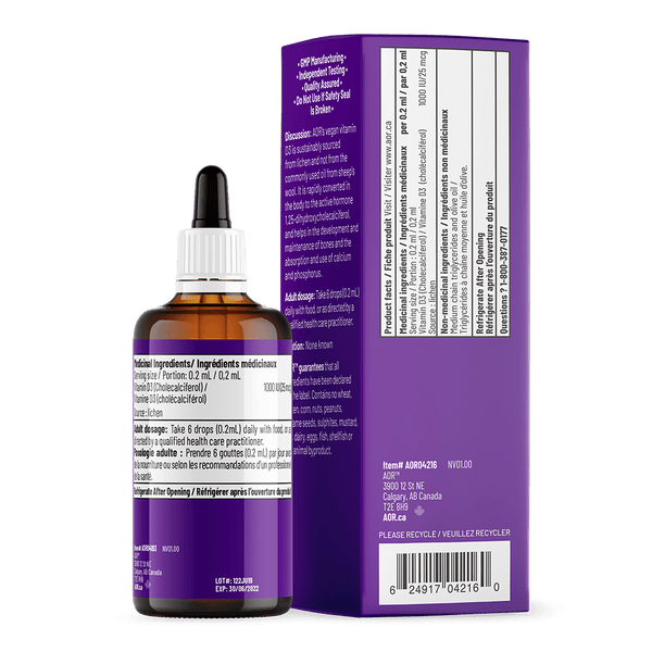 Vitamine D3 Liquide (Adulte)