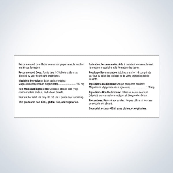 Magnesium Glycinate (Anciennement Mag Glycinate)