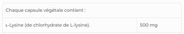 L-Lysine SAP