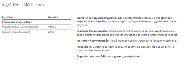 Magnesium Citrate (Anciennement Mag Citrate)