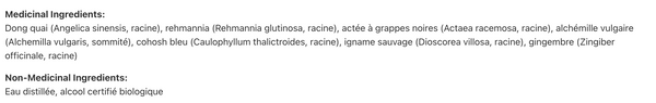 Tonique menstruel