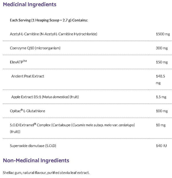 Mitochondrial Formula